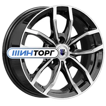 K&K Фрост (КС1048) 6.5x15 5x100 ET38 D57.1 Алмаз черный Литой
